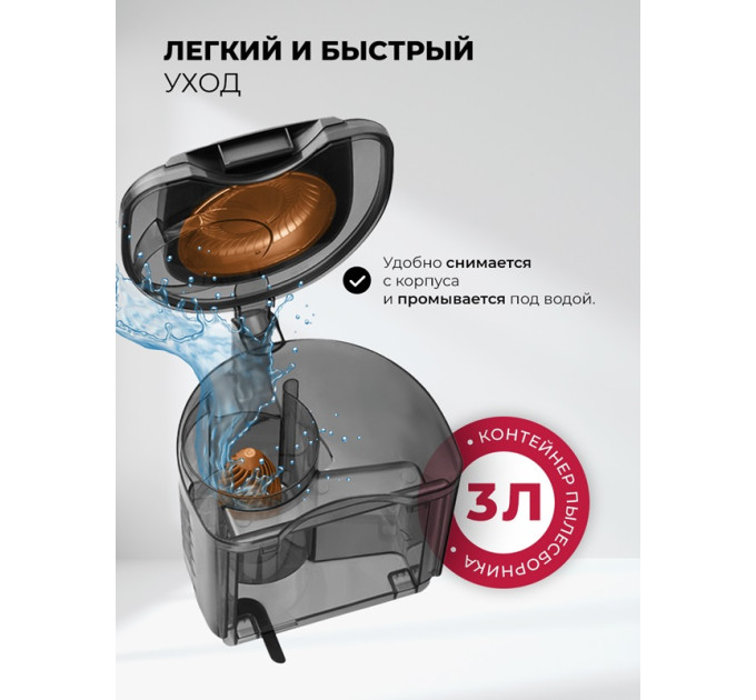 Пылесос с контейнером для сбора пыли LEX LXVCC 7001