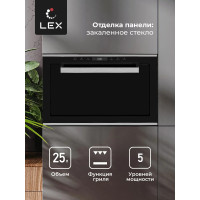 LEX BIMO 25.03 INOX СВЧ встр.