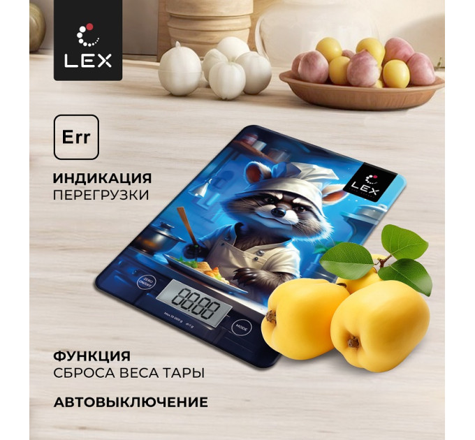 LEX LXKS 9030 Весы кухонные настольные 