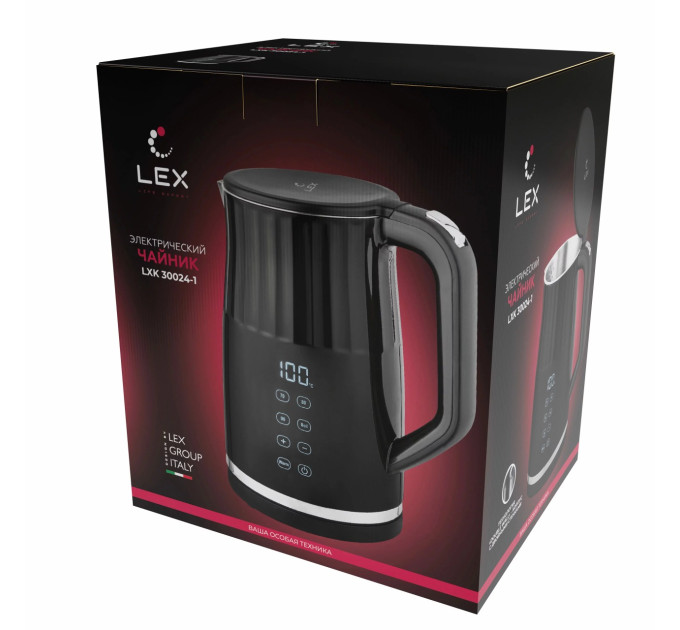 LEX LXK-30024-1 чай. эл. чер.