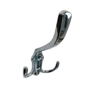 Крючок мебельный 585 трёхрожковый хром.